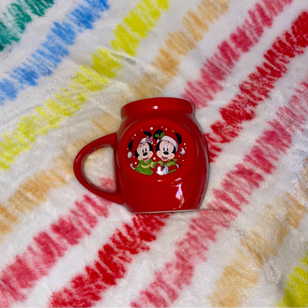 Disney Christmas  Mug with Mickey and Minnie Design